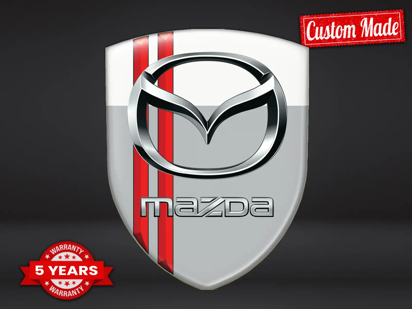 Mazda Stoßsticker Druck Sport Premium Hochwertig
